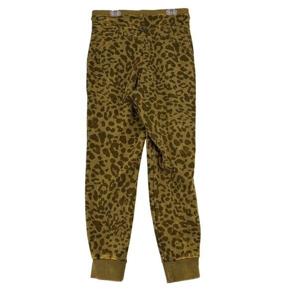 JoyLab 7/8 Jogger Pants Women's Size S Army Cheetah Print High Rise Drawstring - Picture 6 of 15